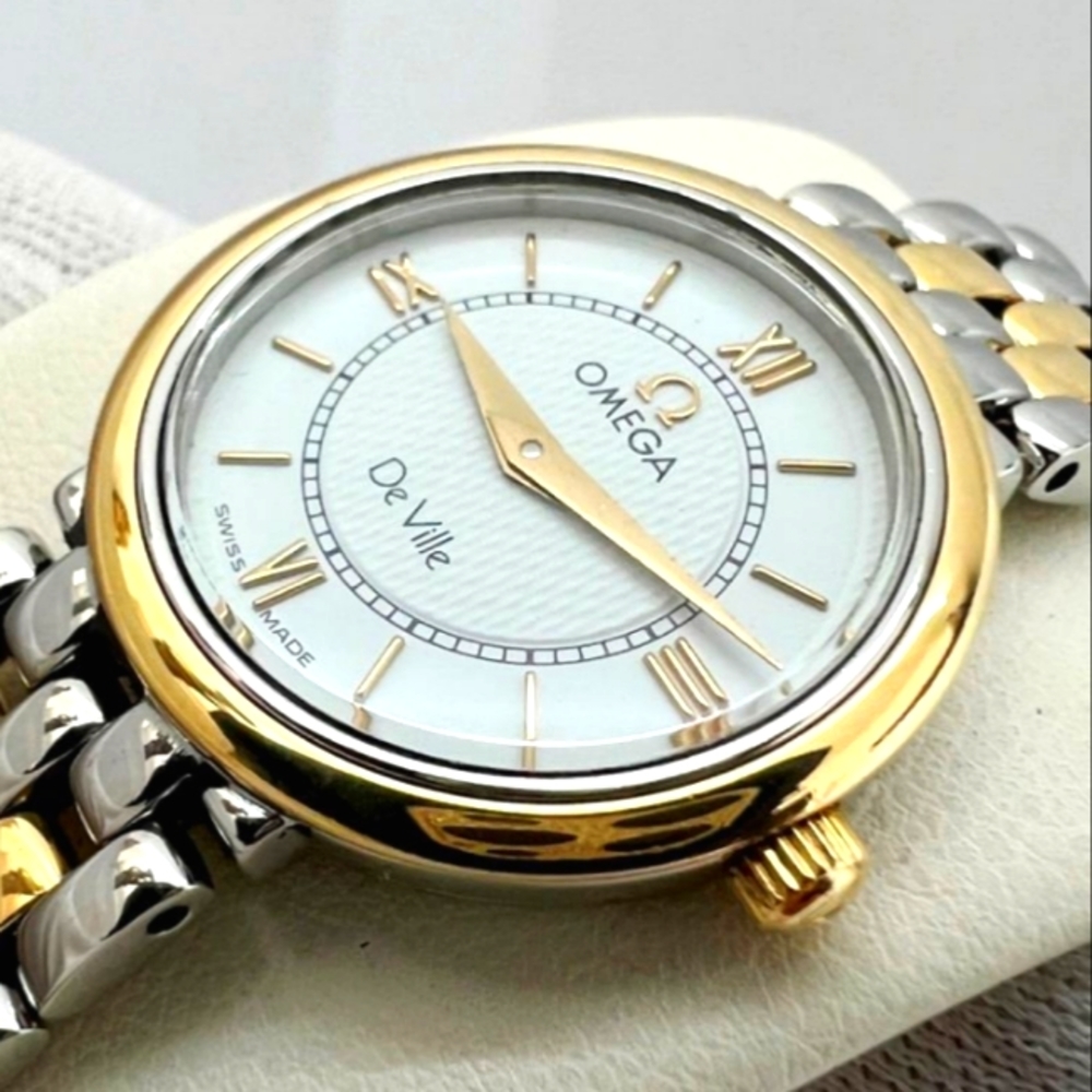 OMEGA De Ville Classic 18k solid Gold with Stainless steel Ladies